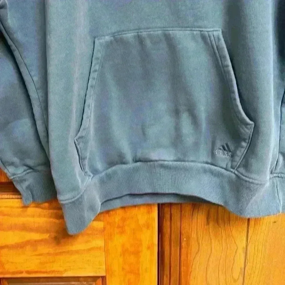 Adidas Hooded Sweatshirt Slate Blue/Gray Size M